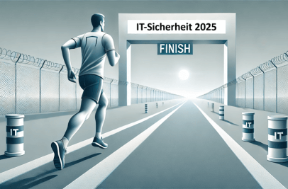 Ein Marathon Läufer auf dem Weg zur IT-Sicherheit